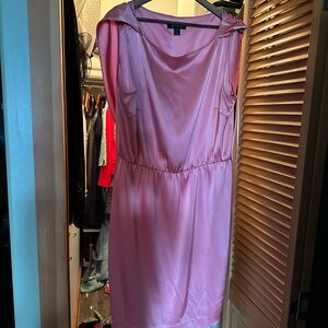 Chic Pink Sleeveless Mini Dress